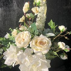Faux Wedding Bouquet - Cream 